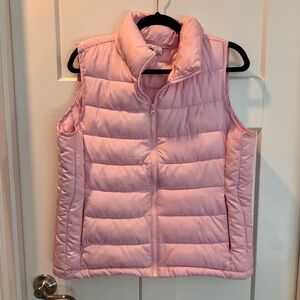 River & Rose medium weight Vest, L, EUC, Pink, Poly filled